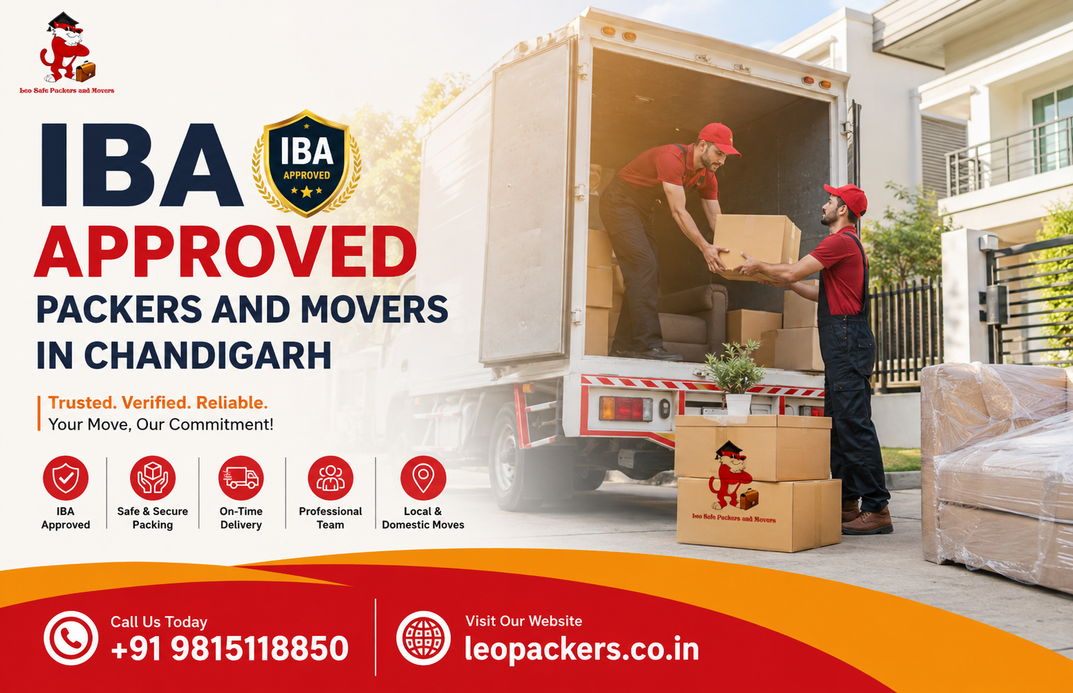 IBA Approved Packers and Movers in Chandigarh