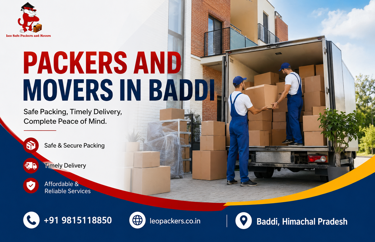 Packers and Movers in Baddi