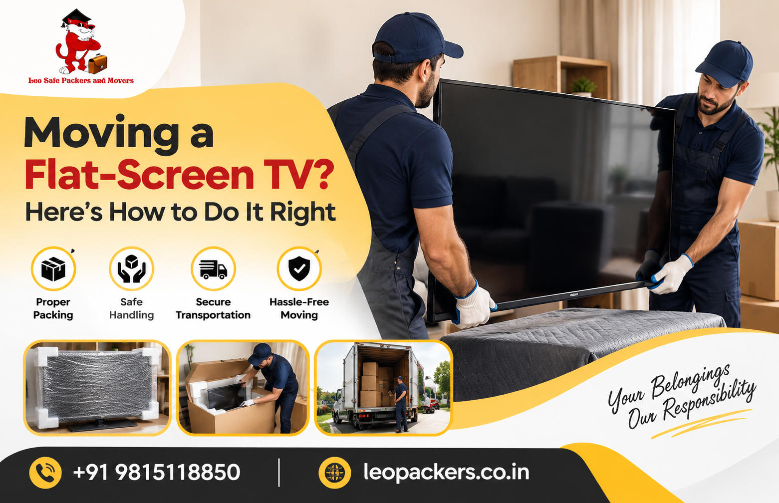 Moving a Flat-Screen TV