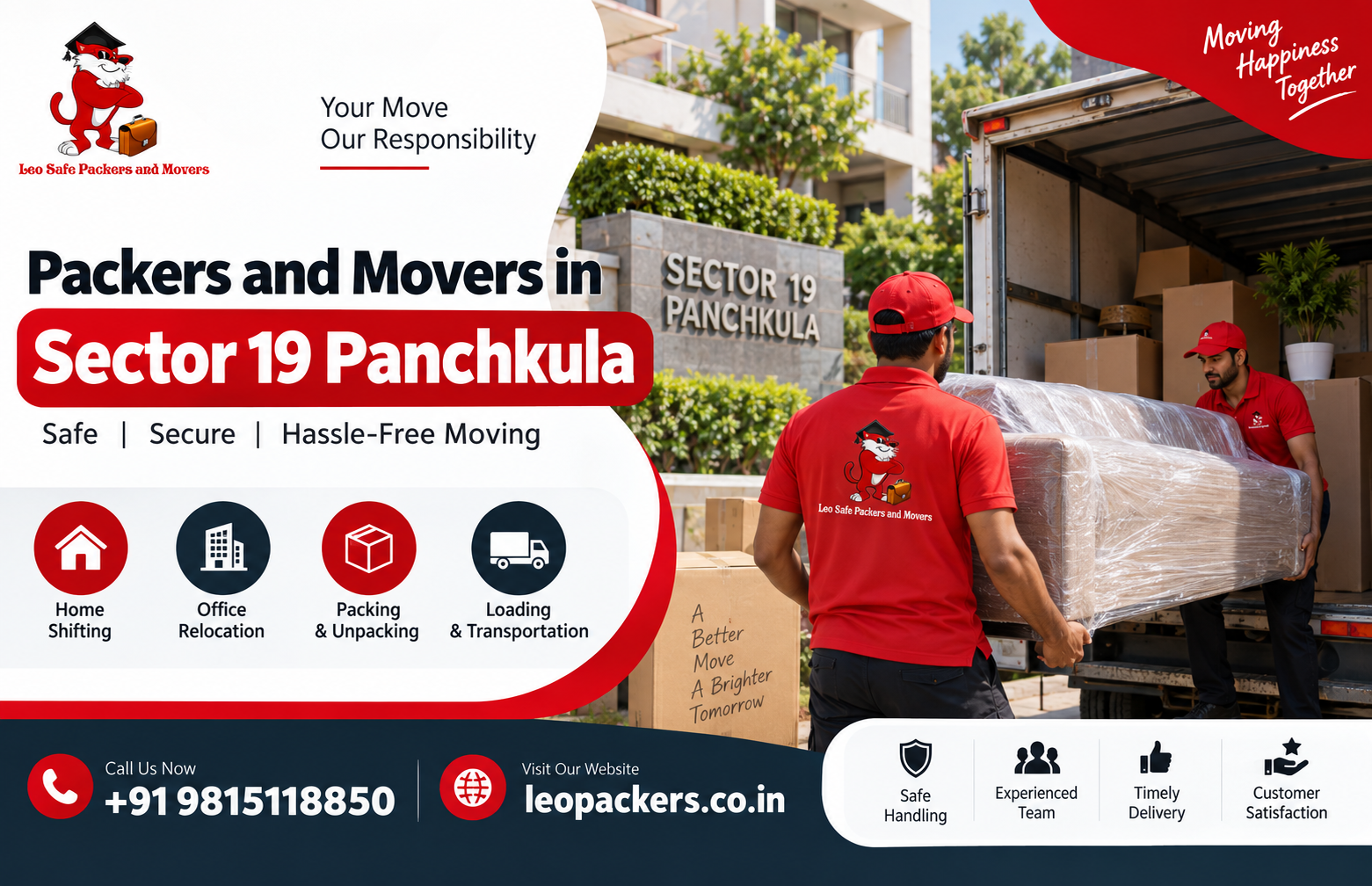 Packers and Movers Sector 19 Panchkula