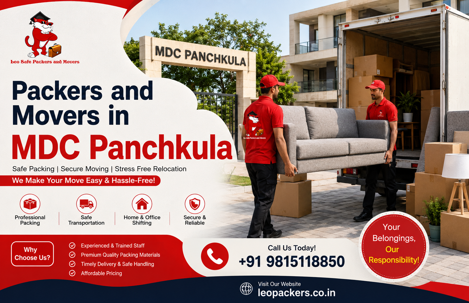 Packers and Movers in MDC Panchkula