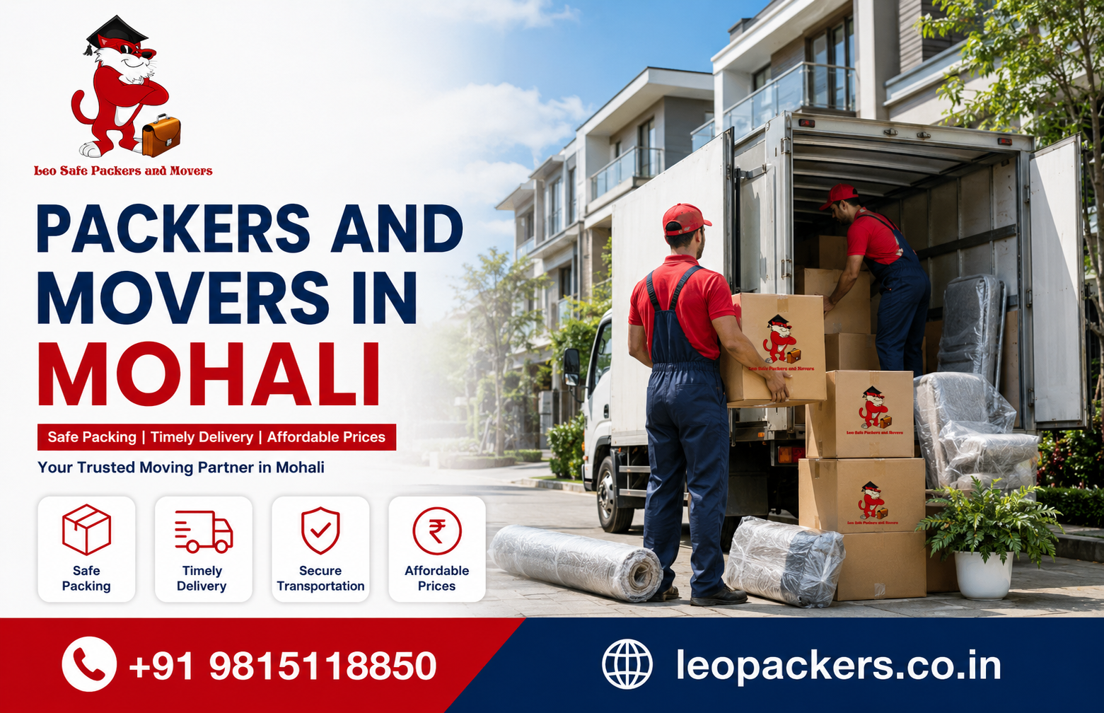 Packers and Movers in Mohali banner