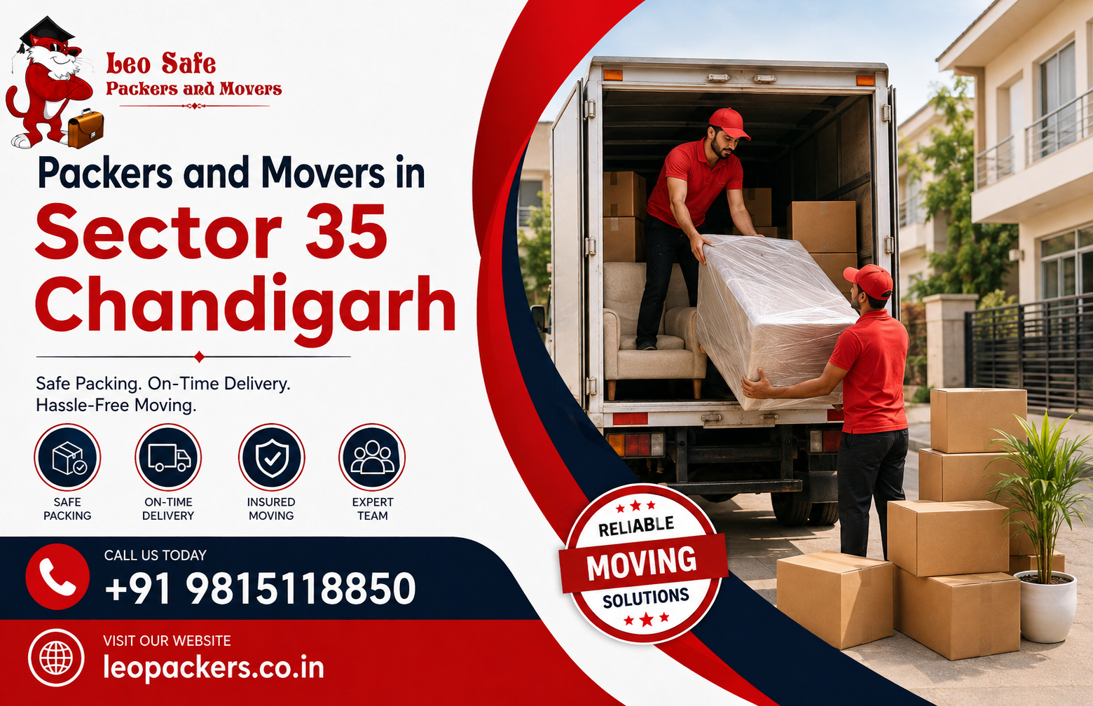 Packers and Movers in Sector 35 Chandigarh