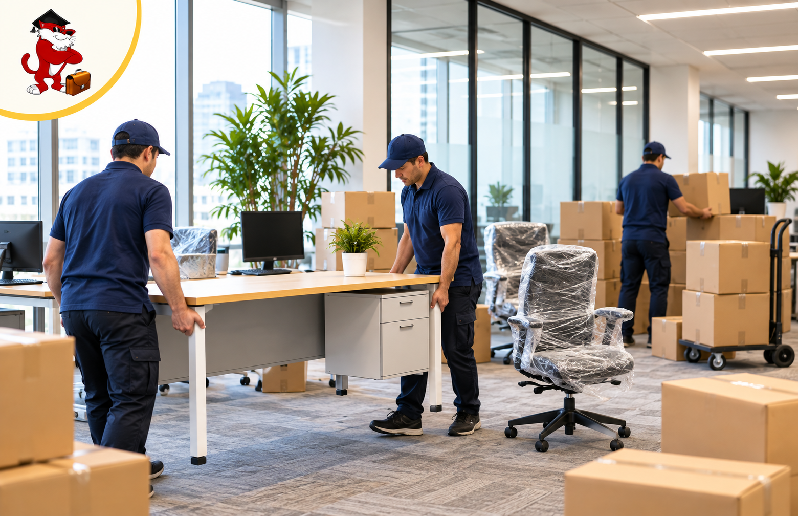 office moving image